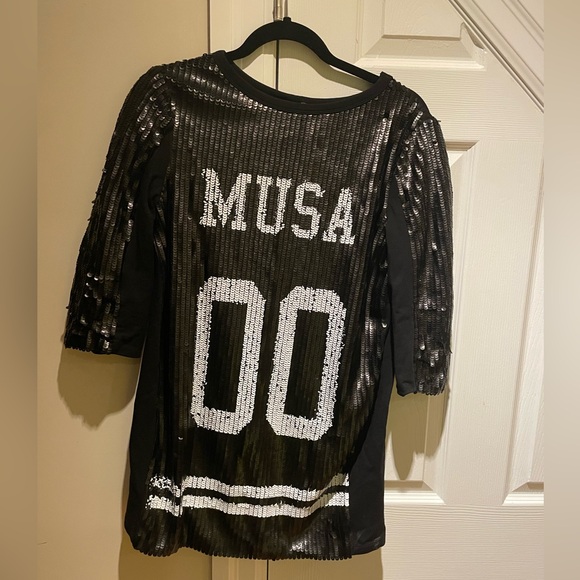 Imperial Dress 
Glitter mid-length black dress - Picture 1 of 9